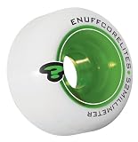 Enuff Corelites 52mm White/Green Skateboard Wheels
