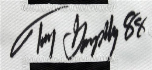 Falcons Tony Gonzalez Authentic Autographed/Hand Signed Jersey JSA #w160106