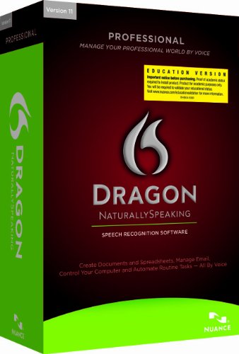 Dragon NaturallySpeaking 11 Professional, Education License, Educational Online Validation Program (PC)