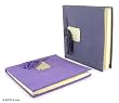 Saa paper notebooks, 'Amethyst Dreams' (pair) Saa paper notebooks, 'Amethyst Dreams' (pair)