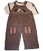 Minibasix Infant Boy Puppy Corduroy Overall Set