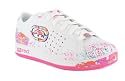 ECKO ABSTRACT LADIES LEATHER TRAINERS WHITE/MULTICOLOR