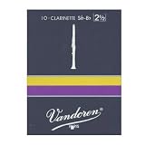 Vandoren Traditional Bb Clarinet Reeds, 2.5 10-pack