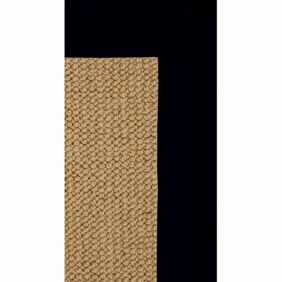 Athena Sisal / Black AT0221 Contemporary Rug Size: 2'6 x 12' Runner