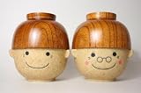 食器 お顔 の 茶碗 と お椀 !ジージー バーバー2個セット 食器 お顔 の 茶碗 と お椀 !ジージー バーバー2個セット