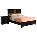 2-pc. Acacia Bedroom Set - Cappuccino/Cherry (Queen)