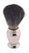 Colonel Conk Progress Model 247 Pure Badger Shaving Brush with Chrome Handle