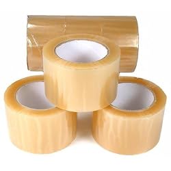 6 110ydx3" Clear Packing Tape Shipping Taping Supplies