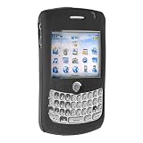 Blackberry 8300 Curve PDA Soft & Flexible Silicone Skin Case - Black