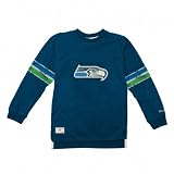 Seattle Seahawks Youth Vintage Jersey Crewneck Long Sleeve T-Shirt