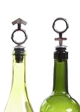 Oenophilia His and Her Stoppers, Set of 2