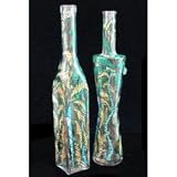 Party Palms Design - Hand Painted - All Purpose16 oz. and V Bottles with pour spouts Party Palms Design - Hand Painted - All Purpose16 oz. and V Bott