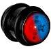 14mm Black Anodized Titanium Blinking Plug
