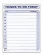TOPS Daily Agenda, 8.5 x 11 Inches, 100-Sheet Pad (2170)