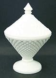 Westmoreland Crystal Milk Glass Candy Dish