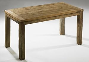 Tisch massiv rustikal Esstisch Esszimmer Antikes Teakholz: Amazon.de