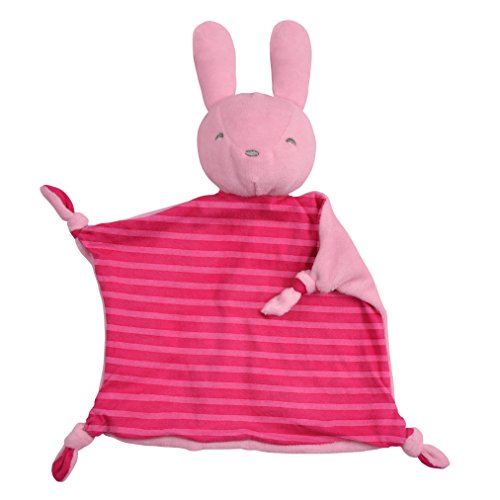 green sprouts Blankie Friend made from Organic Cotton, Pink Bunny green sprouts Blankie Friend made from Organic Cotton, Pink Bunny