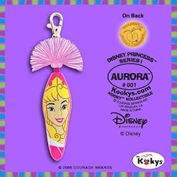 Kooky Klicker Pen Keychain Disney Sleeping Beauty White