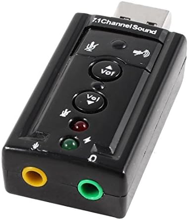 EverEasy 7.1 Channel Independent External USB Sound Card Free Drive with Keypad