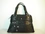 Giani Bernini Large Nylon Organization Handbag/Purse ~ Black In Color