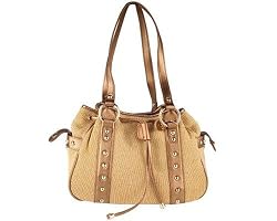 The Sak Knit Drawstring Small Broadway Tote Stud Detail & Jewel Accents