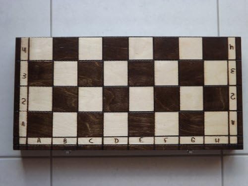 ChessEbook Jeu d'échecs en bois avec mallette PEARL LARGE 42 cm