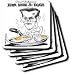Londons Times Funny Panel Hollywood Cartoons - Kevin Bacon And Eggs - Coasters