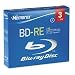 Memorex 32020014026 25GB 2X Rewriteable BD-RE Blu-ray Discs (3pk, Jewel Case)
