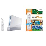 Nintendo Wii Console with Wii Play and Bonus Remote Bundle