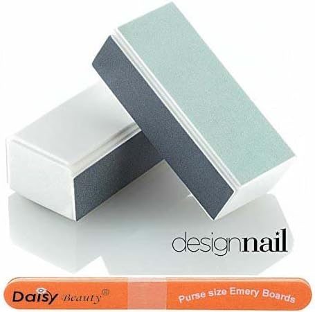 Flash Shiner Nail Buffer (Pack of 2) + 1 Daisy Beauty ® purse size emery board.
