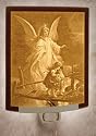 Angel at the Bridge Lithophane Night Light