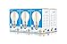 Hyperikon A19 LED Vintage Filament Bulb, Dimmable, 5W (40W Equivalent), 520 lumen, 3000K (Soft White Glow), Omnidirectional, E26 Base, IC Driver, CRI 80+, 120v, UL-Listed - (Pack of 6)