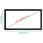 Cablematic - Fisso Schermo 2650x1500m...