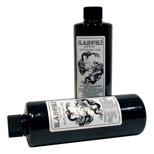 Tattoo Supplies - Skin Candy Kabuki Black Outlining Tattoo Ink