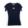 Antigua University of Michigan Women's Flash Baby Rib Short Sleeve Tee Antigua University of Michigan Women's Flash Baby Rib Short Sleeve Tee