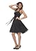 Elegantes knielanges Neckholder Cocktailkleid, Farbe schwarz, Gr.34 von Astrapahl schwarz