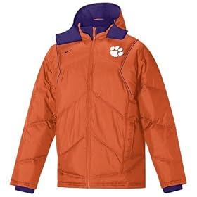 Nike Clemson Tigers Orange Conference Down Jacket by Nike