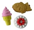Iwako's Omoshiro Eraser- pack of 3 ice cream and cake like erasers