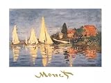 Posters: Claude Monet Poster Art Print - Regata Ad Argenteuil (12 x 9 inches)