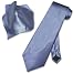 Antonio Ricci FRENCH BLUE NeckTie & Handkerchief Men's Neck Tie Set