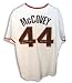 Autographed Willie McCovey San Francisco Giants Cream Colored Majestic Jersey Inscribed Hof 86