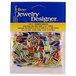 1/4 In. Silver Lined Glass Bugle Beads, Multi Mix
