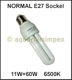 Daylight Lampe 6500K 11W E27 Leuchtmittel Energiespar Glühbirne