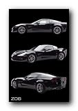 CHEVY CHEVROLET CORVETTE Z06 CAR VETTE POSTER PAPP30999
