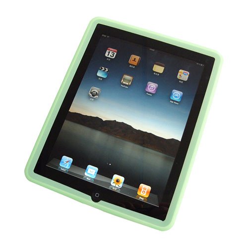 Skque Green Silicone Skin Case For Apple iPad Series