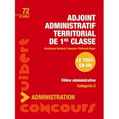 Adjoint administratif territorial de 1e classe : Cat�gorie C