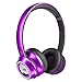 Monster Ncredible Ntune On-Ear, ControlTalk Universal Wired Headphones- Candy Purple