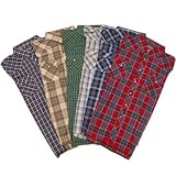 Wrangler Short Sleeve Plaid Western Shirt - ASSORTED PATTERNS by Wrangler