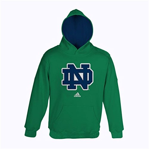 Adidas Notre Dame Fighting Irish Youth Pullover Hooded Sweatshirt (Youth Large)