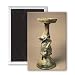 Early Chinese pottery lamp, tomb artefact,.. - 3x2 inch Fridge Magnet - large magnetic button - Magnet